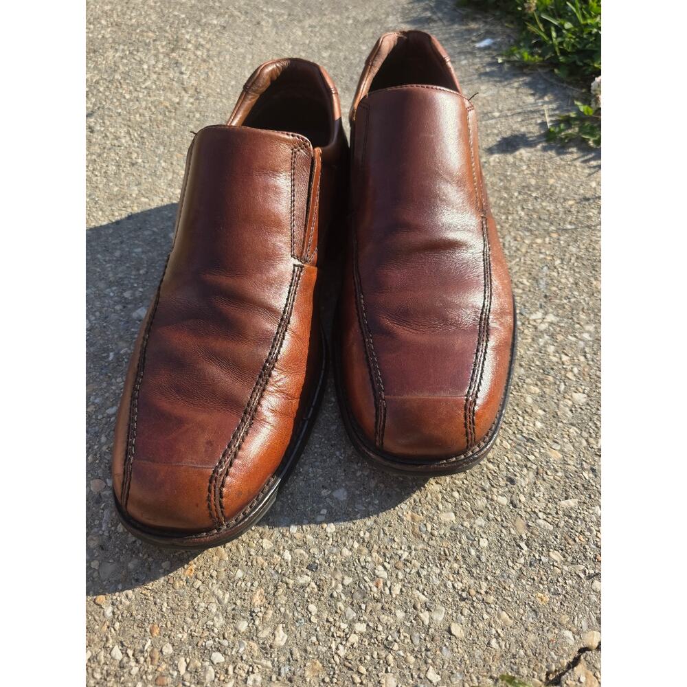 Johnston & Murphy Flex System Brown Leather Men's Loafers Size 11